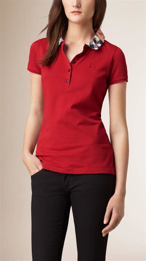 military red burberry shirt|Burberry red 109.